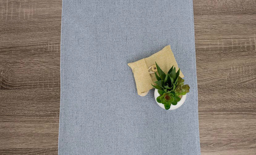 Classic Light Blue Table Runner