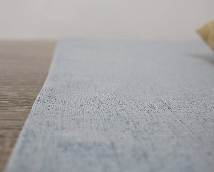 Classic Light Blue Table Runner