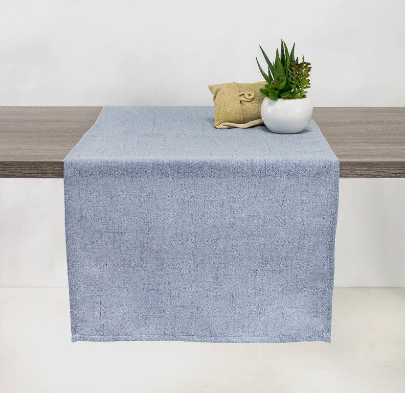 Classic Light Blue Table Runner