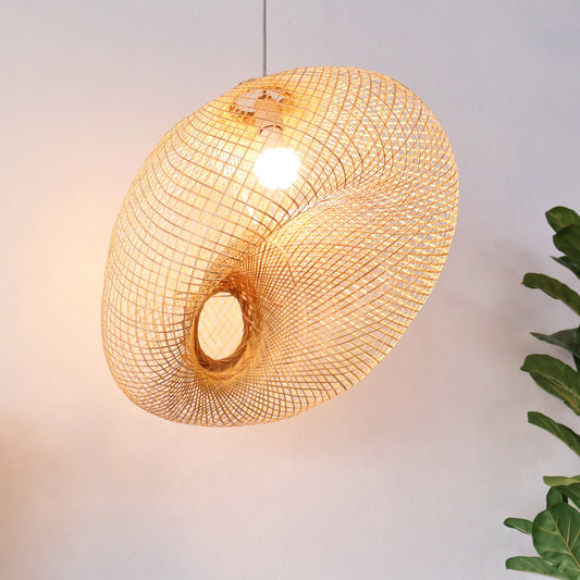 Reshape Able Bamboo Pendant Light