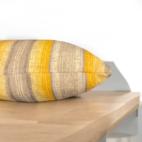 Striped Radiant Throw Pillow