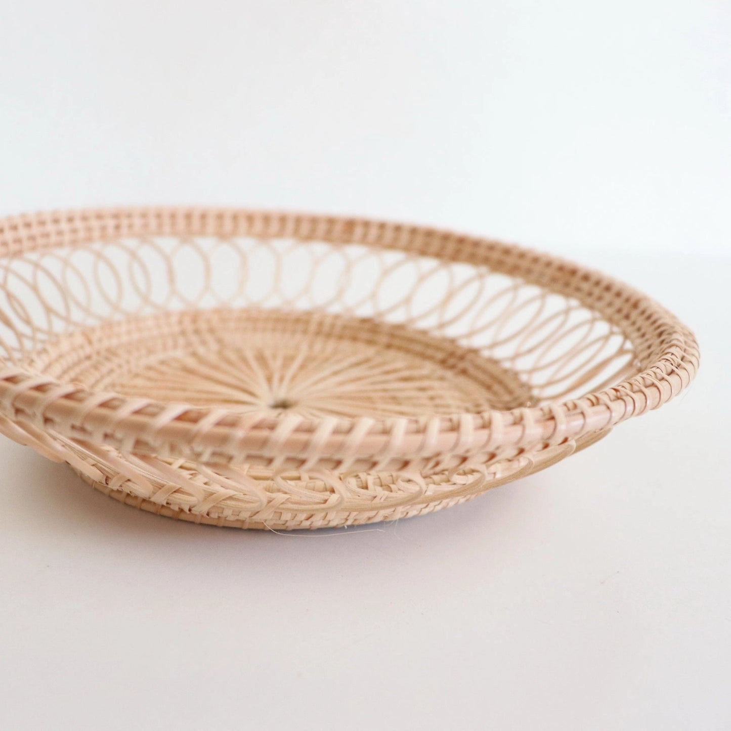 Navinda Small Round Rattan Basket